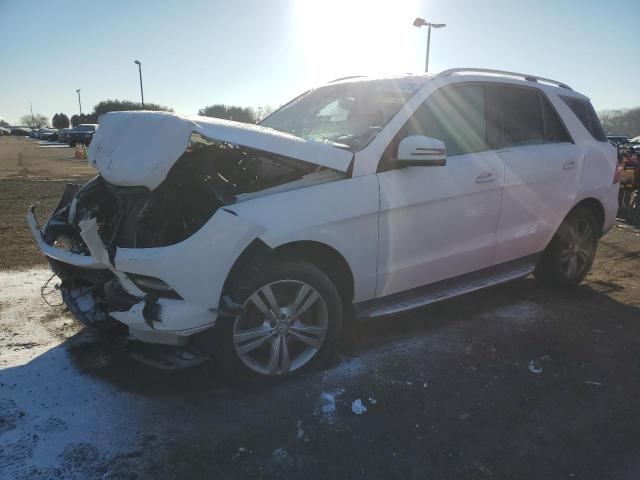 4JGDA5HB9FA445949 - 2015 MERCEDES-BENZ ML 350 4MATIC WHITE photo 1