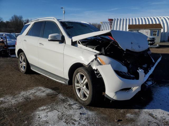 4JGDA5HB9FA445949 - 2015 MERCEDES-BENZ ML 350 4MATIC WHITE photo 4