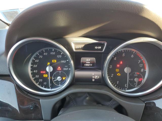 4JGDA5HB9FA445949 - 2015 MERCEDES-BENZ ML 350 4MATIC WHITE photo 9