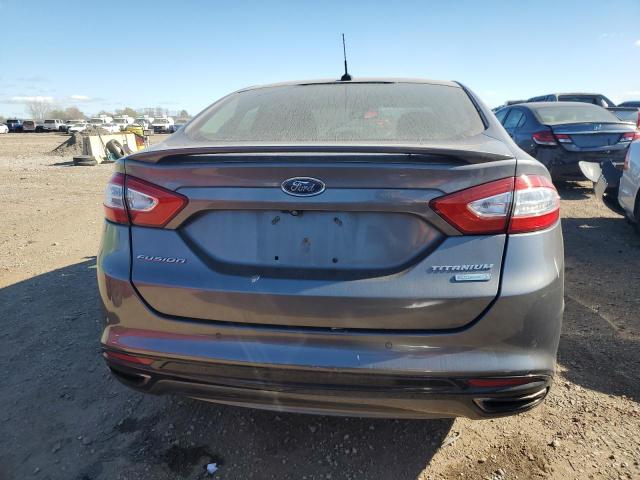 3FA6P0K95ER320431 - 2014 FORD FUSION TITANIUM 灰色 照片 6