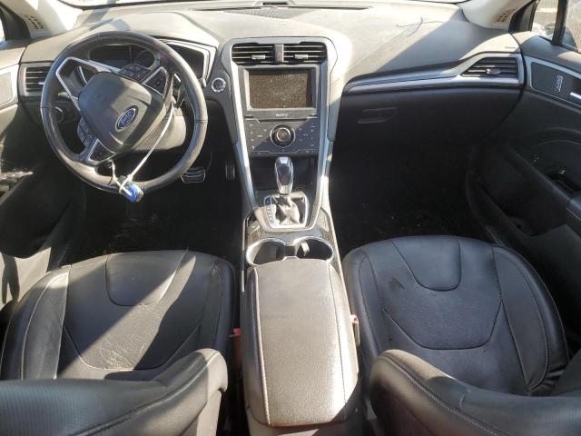 3FA6P0K95ER320431 - 2014 FORD FUSION TITANIUM 灰色 照片 8