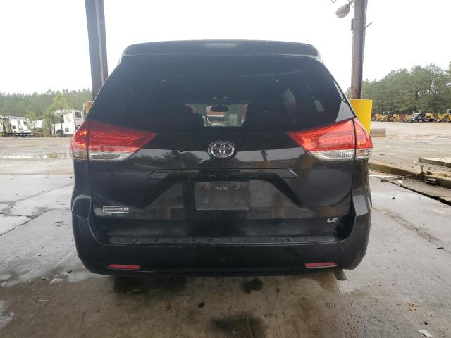 5TDKK3DC4CS202785 - 2012 TOYOTA SIENNA LE 黑色 照片 6