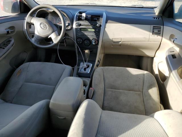 1NXBU4EEXAZ328508 - 2010 TOYOTA COROLLA BASE Қызыл фото 8