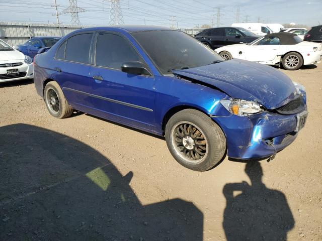 1HGES16334L024886 - 2004 HONDA CIVIC DX VP Azul foto 4