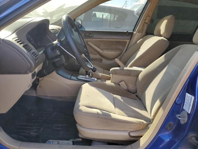 1HGES16334L024886 - 2004 HONDA CIVIC DX VP Azul foto 7