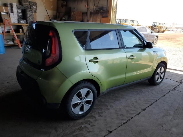 KNDJN2A23G7863605 - 2016 KIA SOUL GREEN photo 3