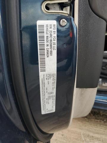 2C4RC1BG5NR219581 - 2022 CHRYSLER PACIFICA TOURING L BLUE photo 13