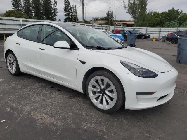 5YJ3E1EA5NF372478 - 2022 TESLA MODEL 3 Սպիտակ լուսանկար 4