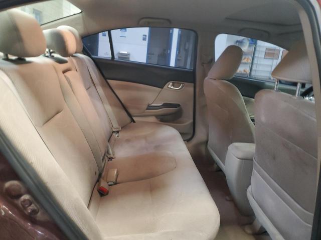 2HGFB2F81CH510260 - 2012 HONDA CIVIC EX მუქწითელი ფოტო 10