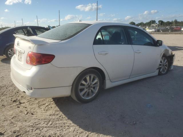 2T1BU4EE9AC470625 - 2010 TOYOTA COROLLA BASE WHITE photo 3
