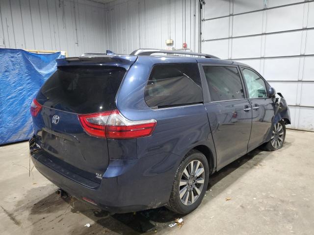 5TDDZ3DC6LS247134 - 2020 TOYOTA SIENNA XLE ლურჯი ფოტო 3