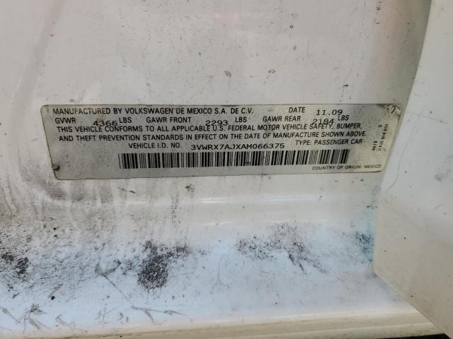 3VWRX7AJXAM066375 - 2010 VOLKSWAGEN JETTA SE Ağ foto 23