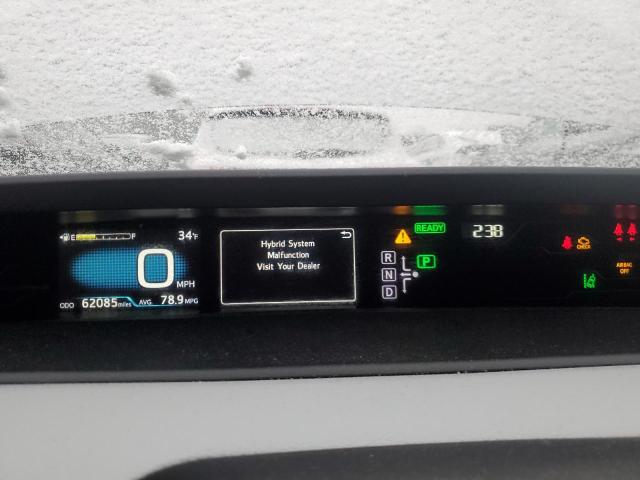 JTDKARFP9H3040280 - 2017 TOYOTA PRIUS PRIM 银色 照片 9