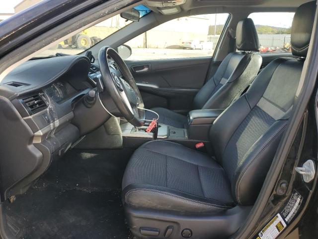 4T1BF1FK1CU130724 - 2012 TOYOTA CAMRY BASE BLACK photo 7