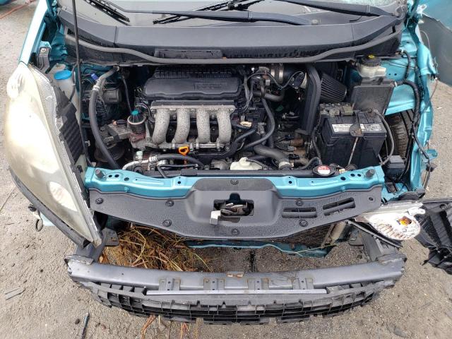 JHMGE8H52CC008634 - 2012 HONDA FIT SPORT TURQUOISE photo 12