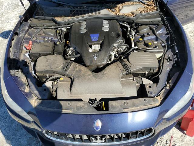 ZAM57RTA6E1097857 - 2014 MASERATI GHIBLI S 蓝色 照片 11
