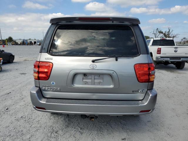 5TDZT34A24S215532 - 2004 TOYOTA SEQUOIA SR5 Gümüş fotoğraf 6