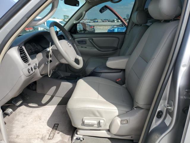 5TDZT34A24S215532 - 2004 TOYOTA SEQUOIA SR5 Gümüş fotoğraf 7
