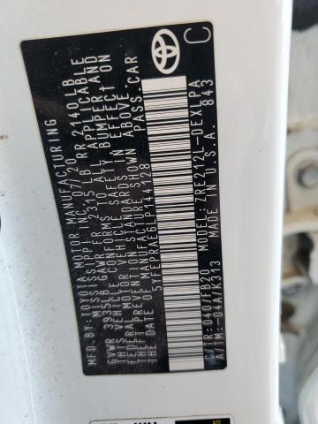 5YFEPRAE6LP144128 - 2020 TOYOTA COROLLA LE Ağ foto 13