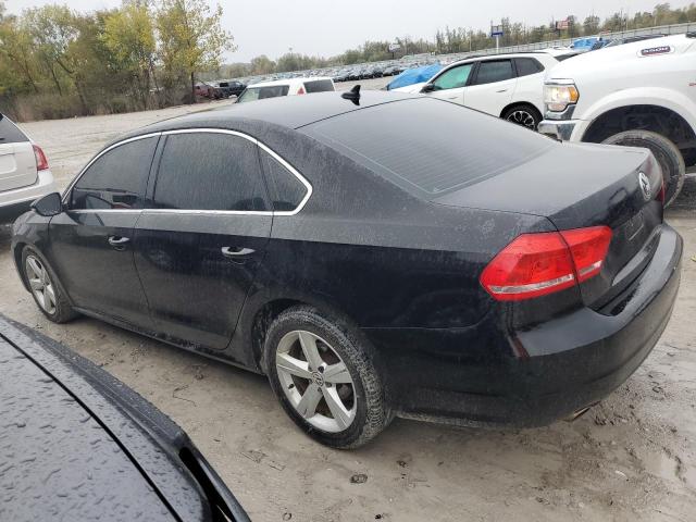 1VWBN7A38CC022629 - 2012 VOLKSWAGEN PASSAT SE შავი ფოტო 2