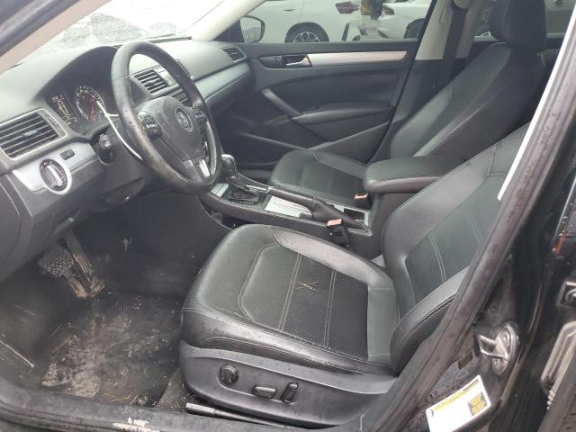 1VWBN7A38CC022629 - 2012 VOLKSWAGEN PASSAT SE შავი ფოტო 7