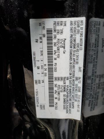 1FADP5BU6DL542496 - 2013 FORD C-MAX SEL Schwarz Foto 12