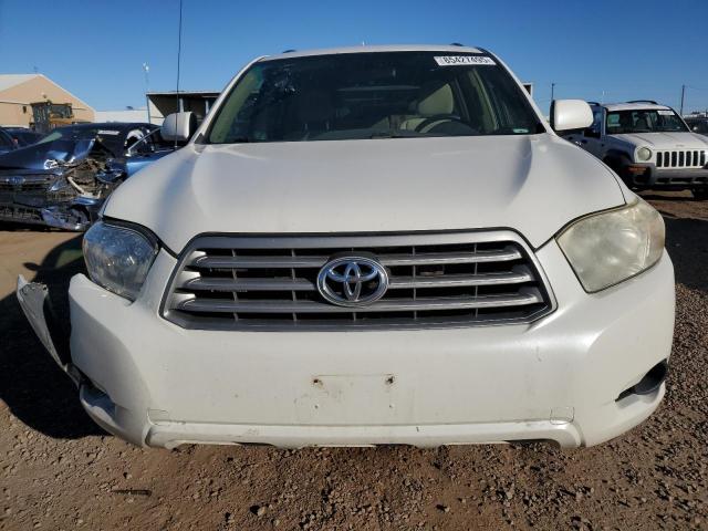 JTEES41A282040705 - 2008 TOYOTA HIGHLANDER WHITE photo 5