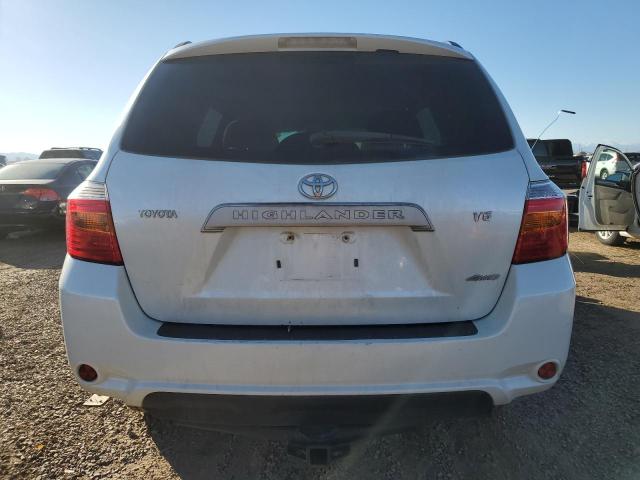 JTEES41A282040705 - 2008 TOYOTA HIGHLANDER WHITE photo 6