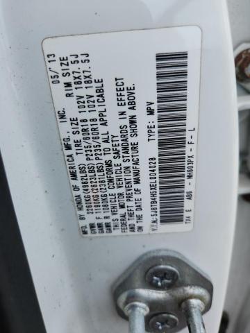 5J8TB4H5XEL004028 - 2014 ACURA RDX TECHNOLOGY თეთრი ფოტო 13