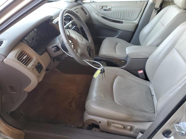 1HGCG1651YA021531 - 2000 HONDA ACCORD EX GOLD photo 7