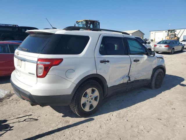 1FM5K7B88DGC38036 - 2013 FORD EXPLORER أبيض صورة 3