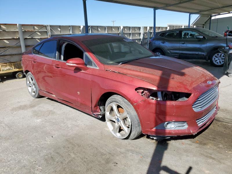 3FA6P0H71DR382462 - 2013 FORD FUSION SE MAROON photo 4