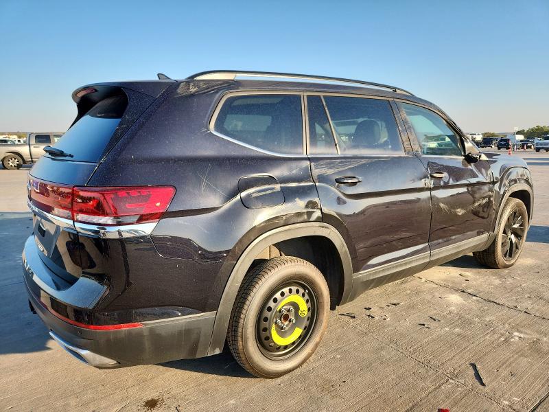 1V2JR2CA9RC554643 - 2024 VOLKSWAGEN ATLAS SE Черный фото 3