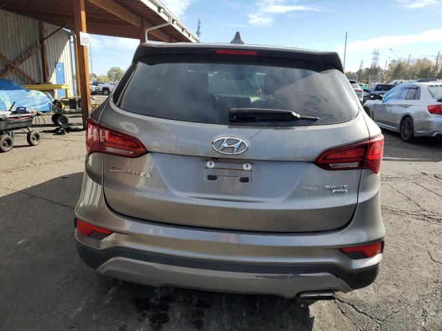 5NMZTDLB8HH012976 - 2017 HYUNDAI SANTA FE S GRAY photo 6