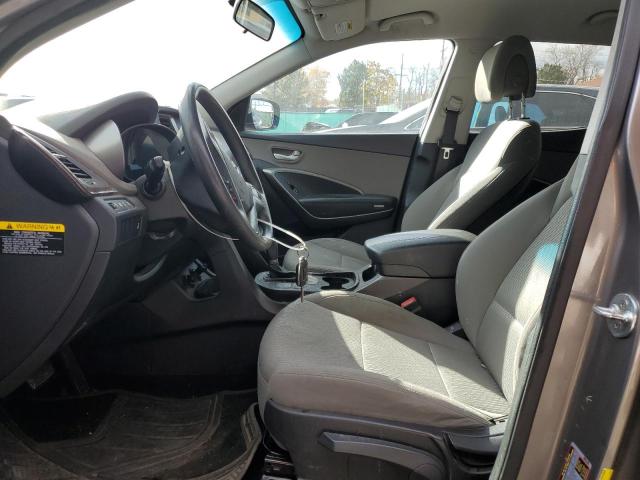 5NMZTDLB8HH012976 - 2017 HYUNDAI SANTA FE S GRAY photo 7