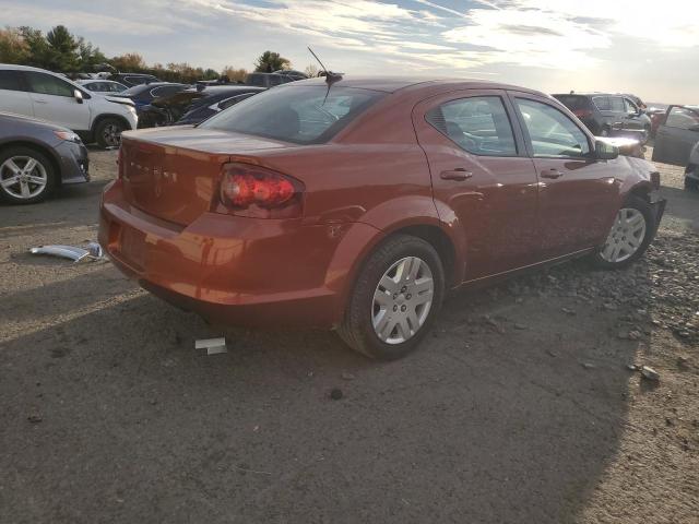 1C3CDZAB4CN276585 - 2012 DODGE AVENGER SE ORANGE photo 3