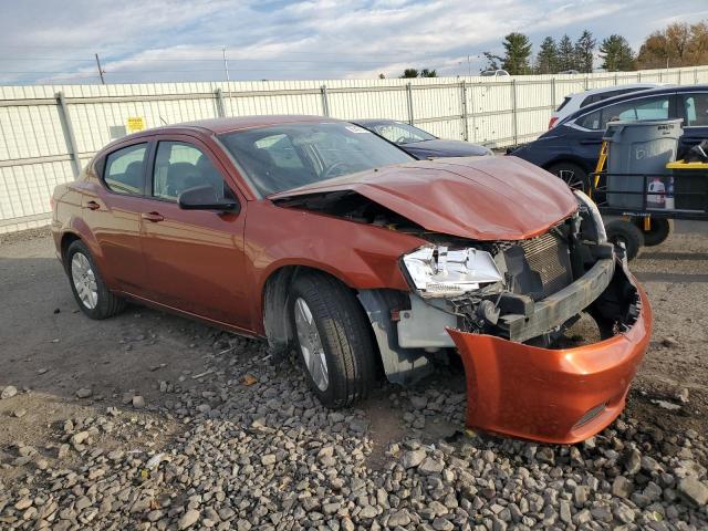 1C3CDZAB4CN276585 - 2012 DODGE AVENGER SE ORANGE photo 4