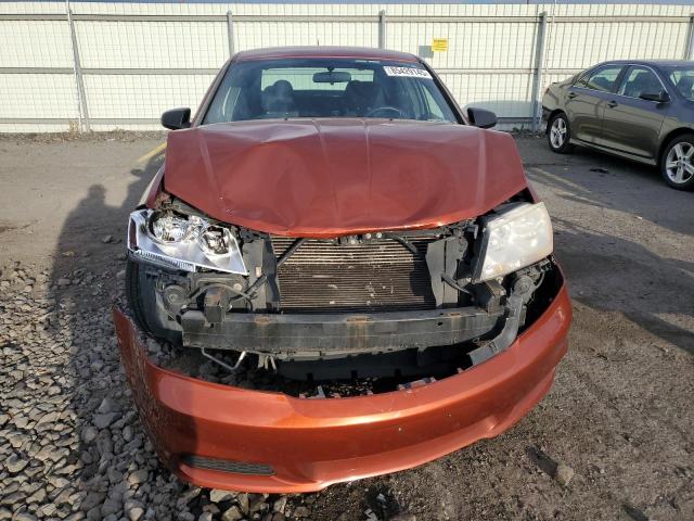 1C3CDZAB4CN276585 - 2012 DODGE AVENGER SE ORANGE photo 5