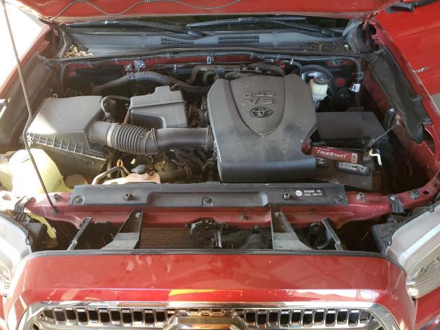 3TMAZ5CN3HM044145 - 2017 TOYOTA TACOMA DOUBLE CAB RED photo 11