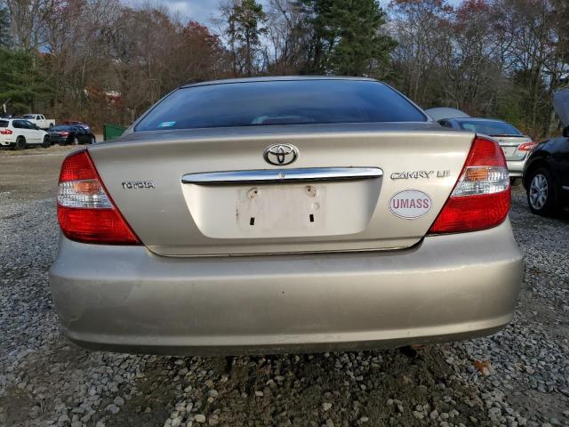 4T1BE32K84U936551 - 2004 TOYOTA CAMRY LE ოქროსფერი ფოტო 6