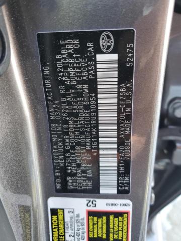 4T1G11AK1RU910954 - 2024 TOYOTA CAMRY SE NIGHT SHADE GRAY photo 12