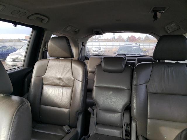 5FNRL5H68CB124835 - 2012 HONDA ODYSSEY EXL BLACK photo 10