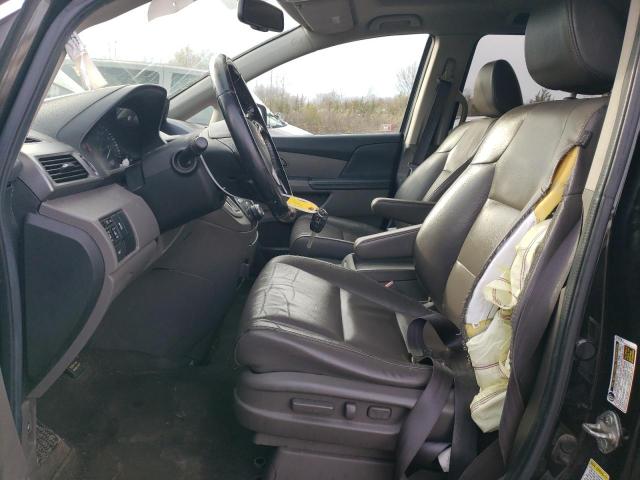 5FNRL5H68CB124835 - 2012 HONDA ODYSSEY EXL BLACK photo 7
