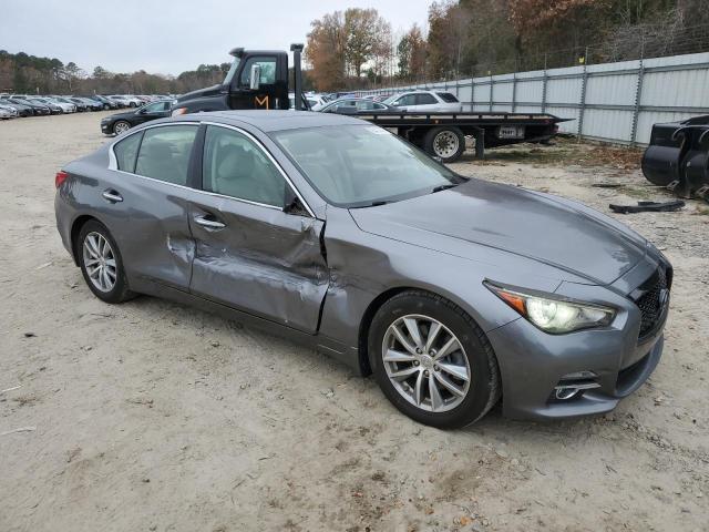 JN1BV7APXFM345653 - 2015 INFINITI Q50 BASE SILVER photo 4