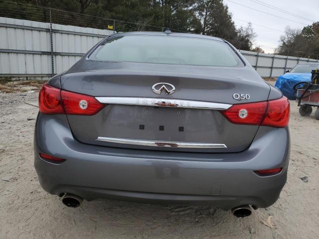 JN1BV7APXFM345653 - 2015 INFINITI Q50 BASE SILVER photo 6