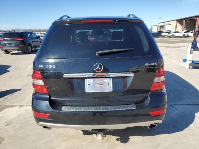 4JGBB8GB7BA674857 - 2011 MERCEDES-BENZ ML 350 4MATIC BLACK photo 6