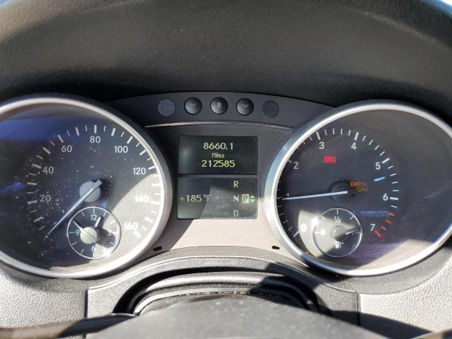 4JGBB8GB7BA674857 - 2011 MERCEDES-BENZ ML 350 4MATIC BLACK photo 9