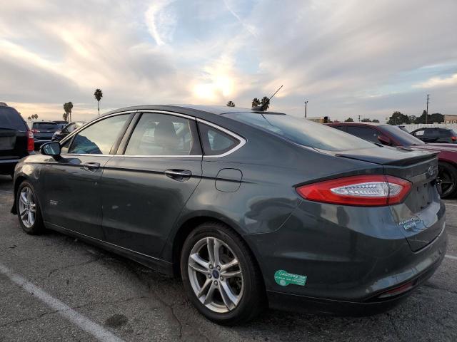 3FA6P0SU1FR284503 - 2015 FORD FUSION TITANIUM PHEV Yaşıl foto 2