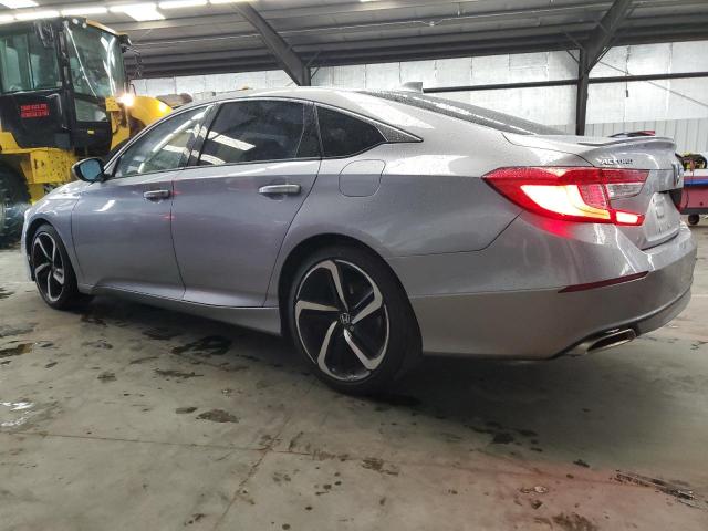 1HGCV1F39JA189721 - 2018 HONDA ACCORD SPORT Srebrny zdjęcie 2