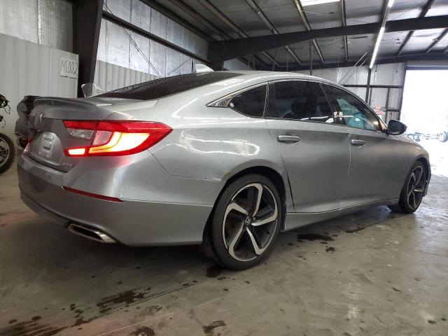 1HGCV1F39JA189721 - 2018 HONDA ACCORD SPORT Srebrny zdjęcie 3